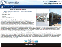 Tablet Screenshot of aluminumcity.com